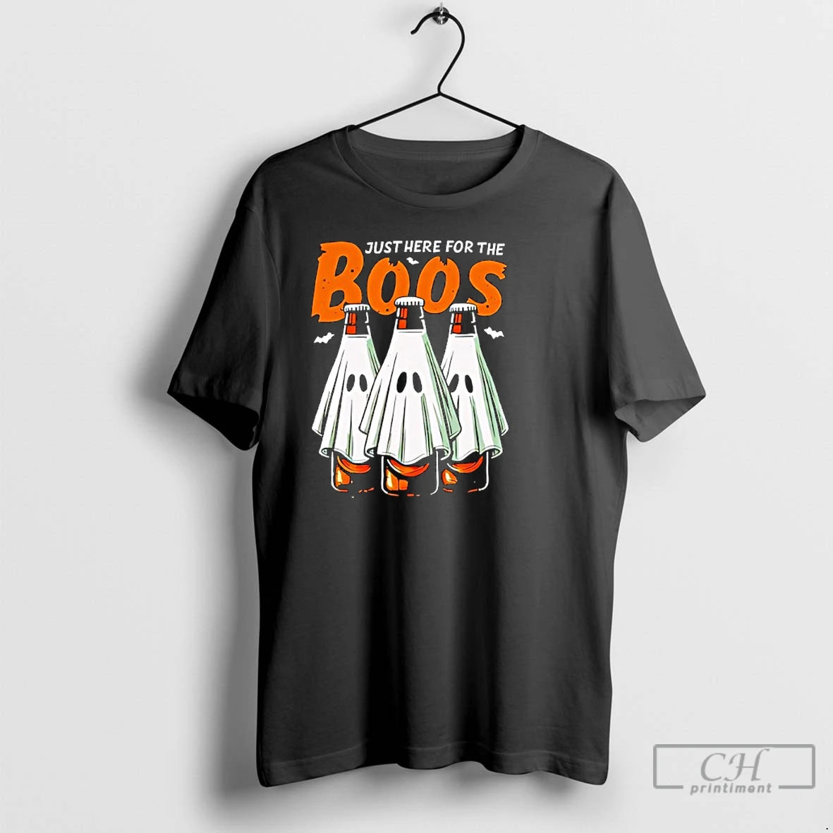 Classic Just Here For The Boos Halloween T Shirts