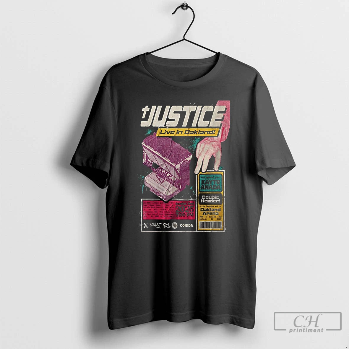 Classic Justice Oct 22 2025 Oakland Arena In Oakland Ca T Shirts