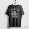 Classic Kansas City Chiefs Football Helmet Distortedd Leaders T Shirts