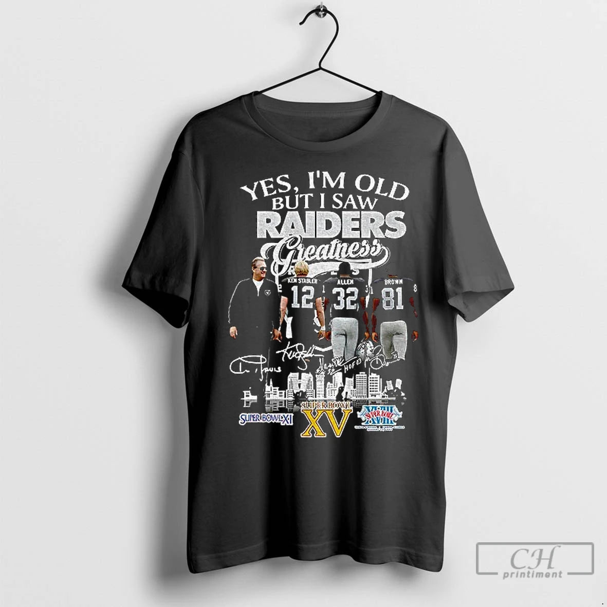 Classic Las Vergas Raiders Yes Im Old But I Saw Raiders Greatness Signature