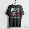 Classic Lest We Forget Remmeberance T Shirts