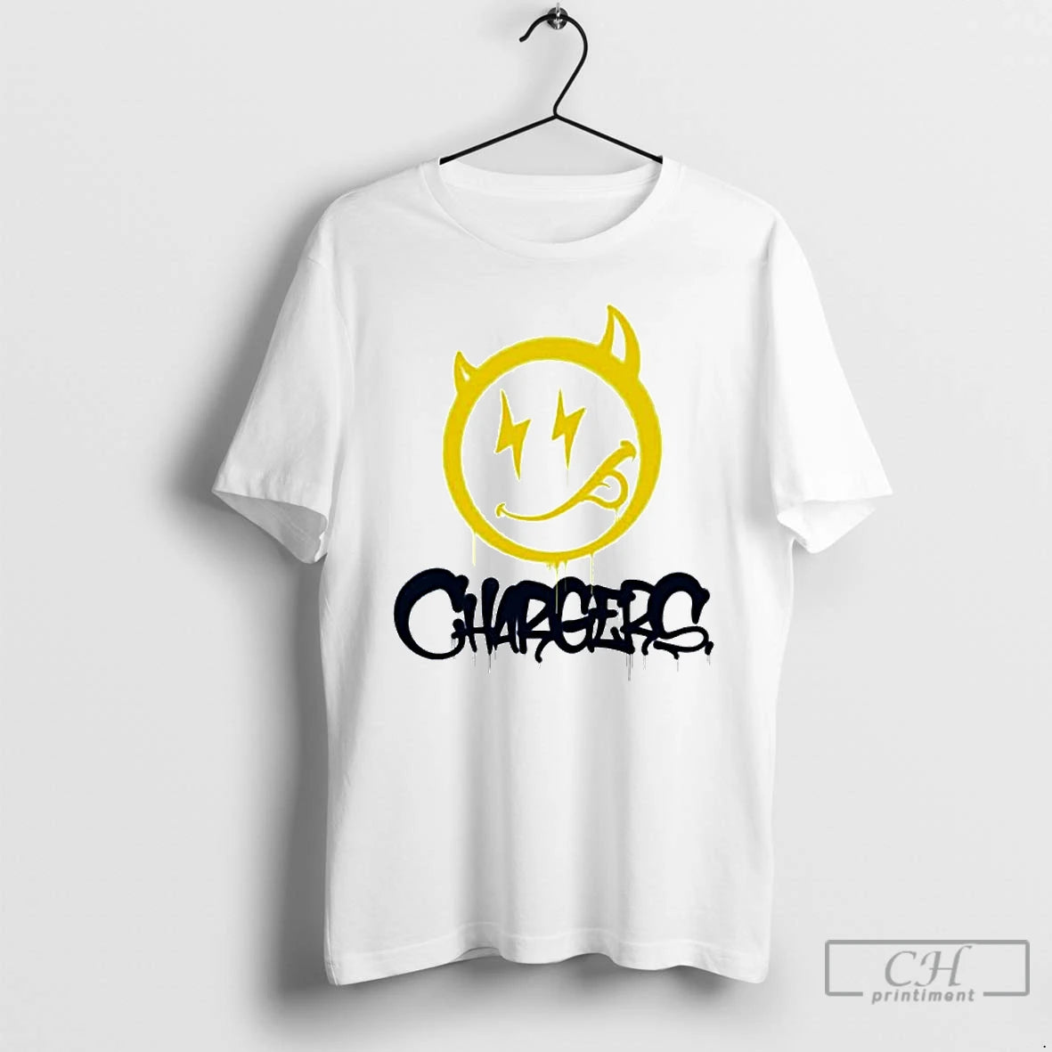 Classic Los Angeles Chargers Devil Emoji Ornaments T Shirts