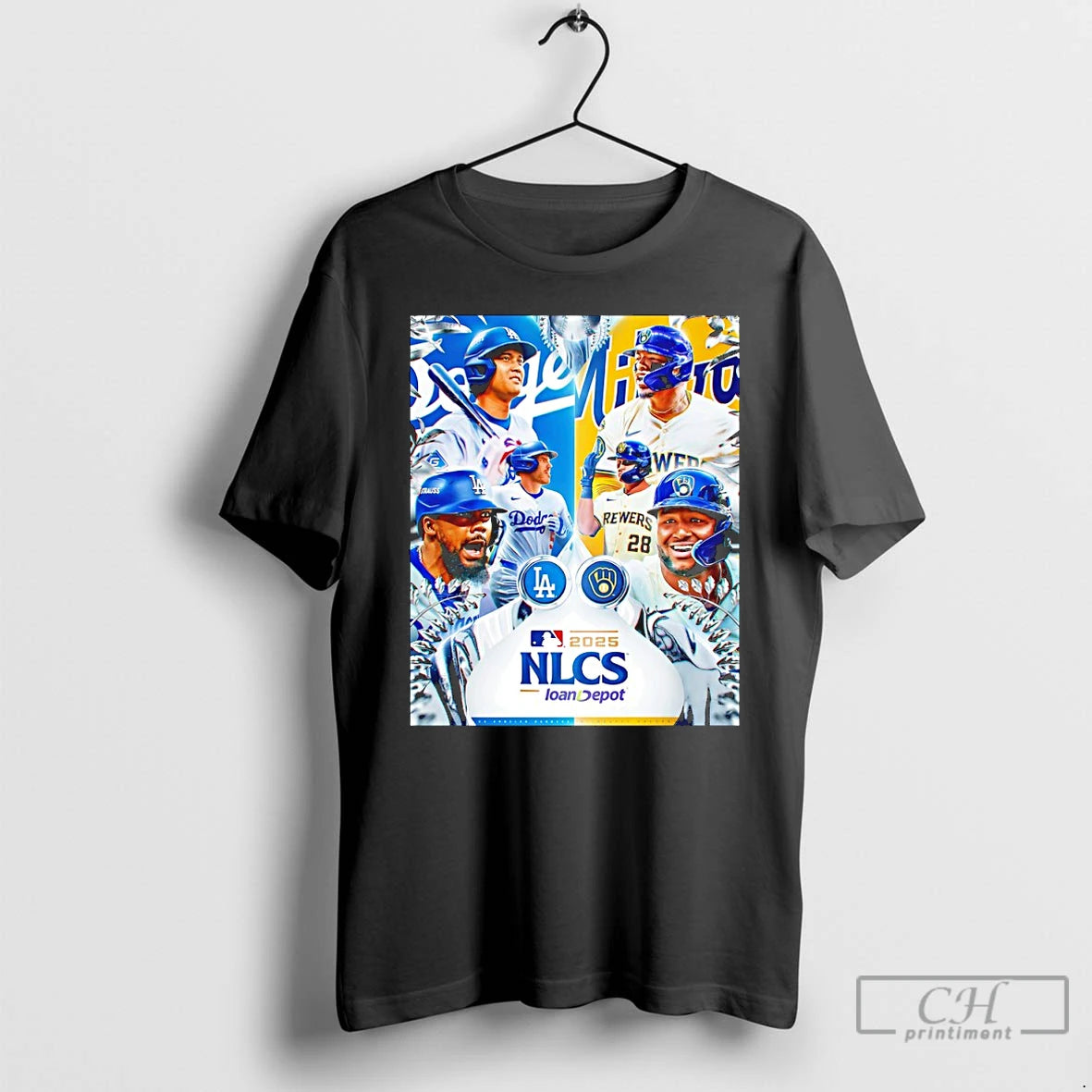 Classic Los Angeles Dodgers Vs Milwaukee Brewers 2025 National League Championship Series T Shirts