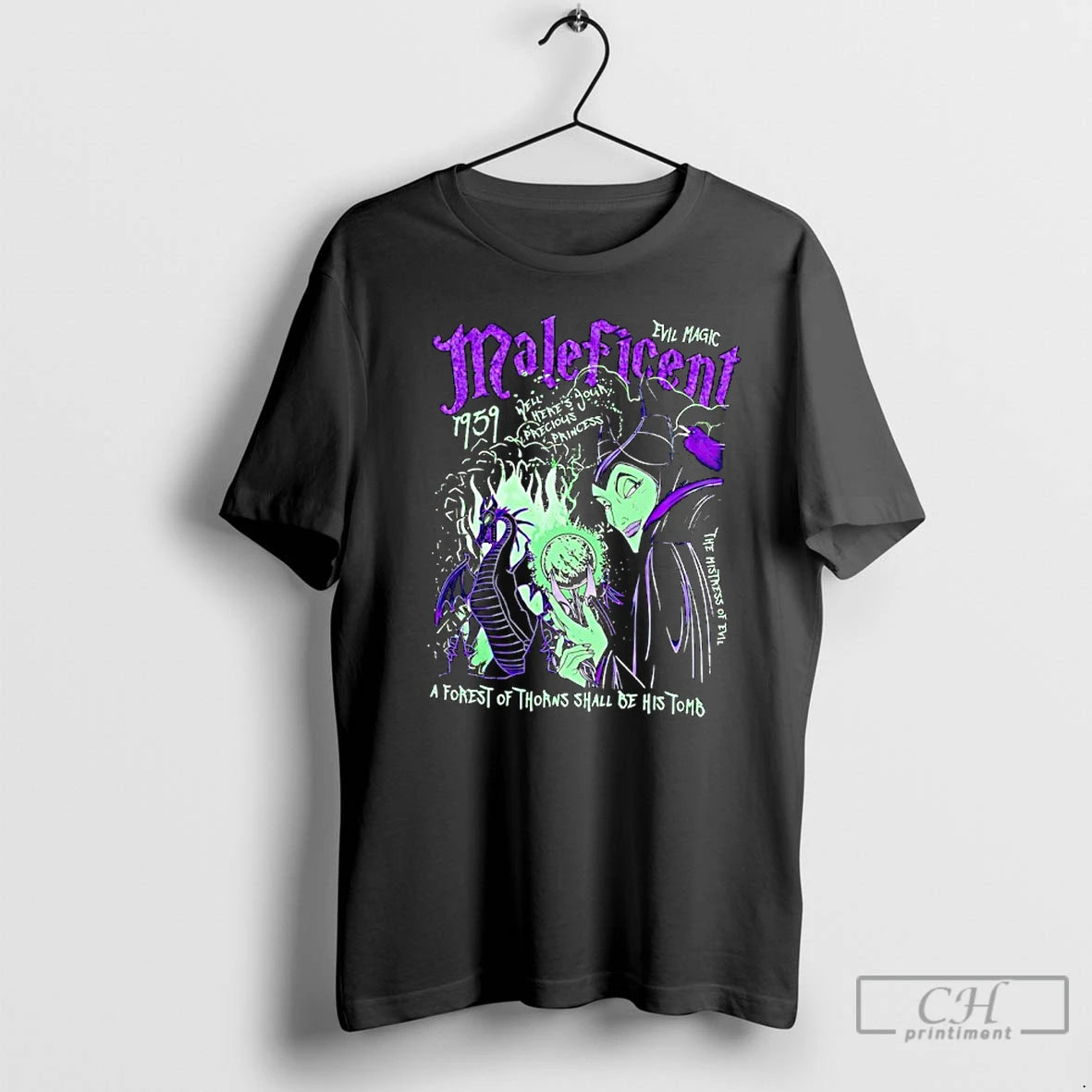 Classic Maleficen Evil Magic Well Heres Your Precious Princess A Forest Of Thorns Shall Be