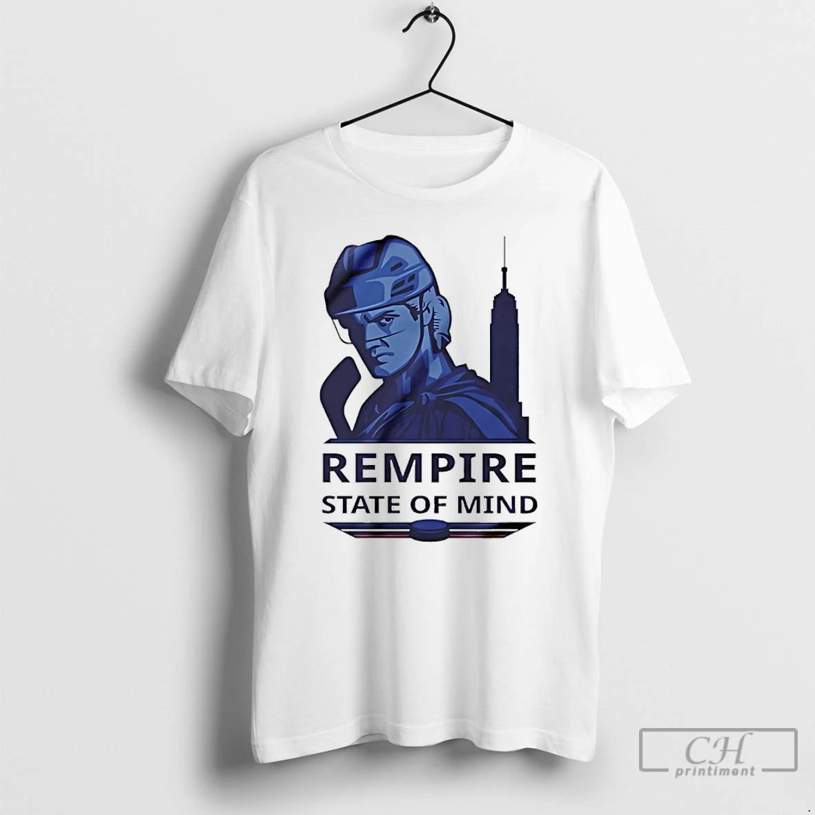 Classic Matt Rempe New York Rangers Rempire State Of Mind T Shirts