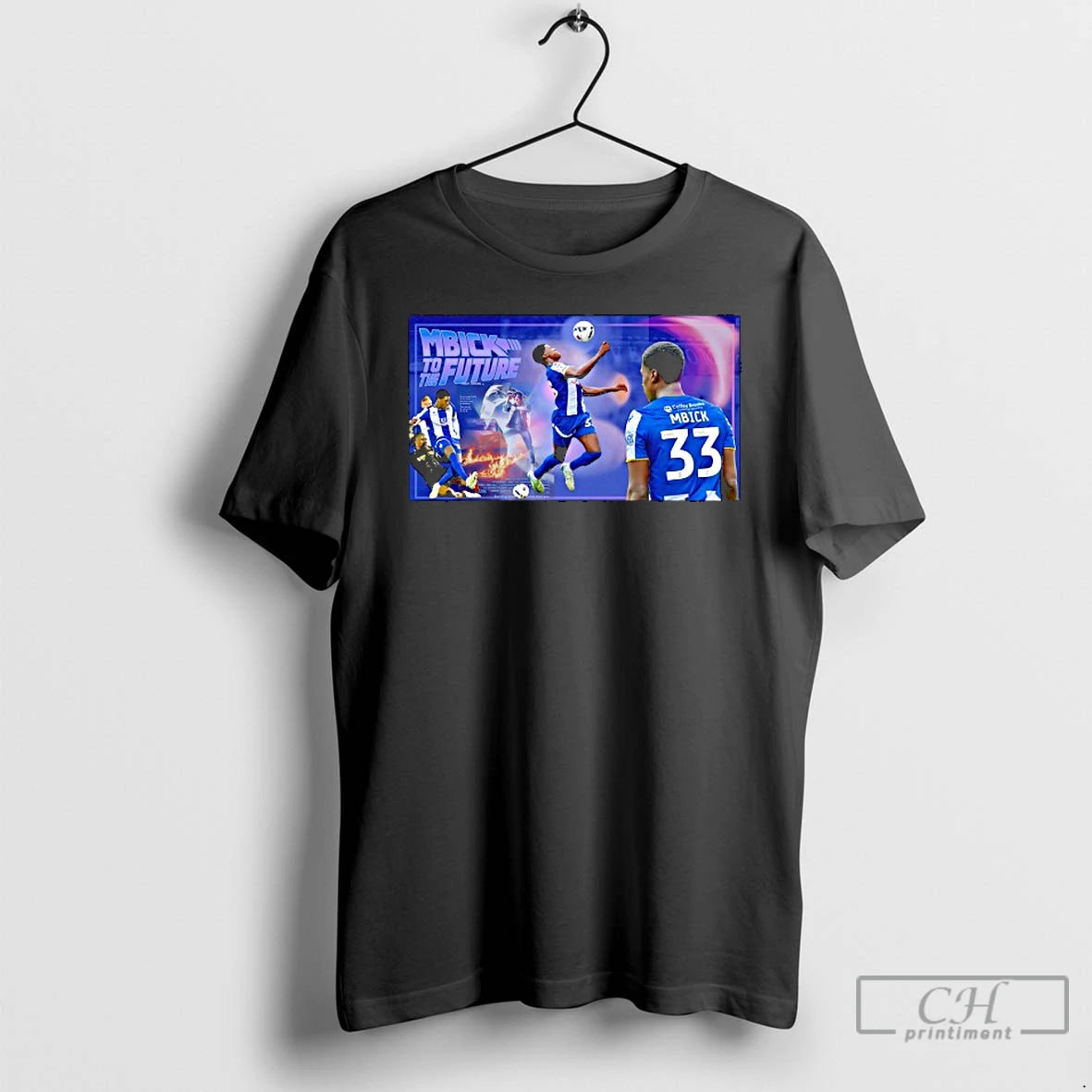 Classic Micah Mbick 33 Back To The Future In Colchester United T Shirts