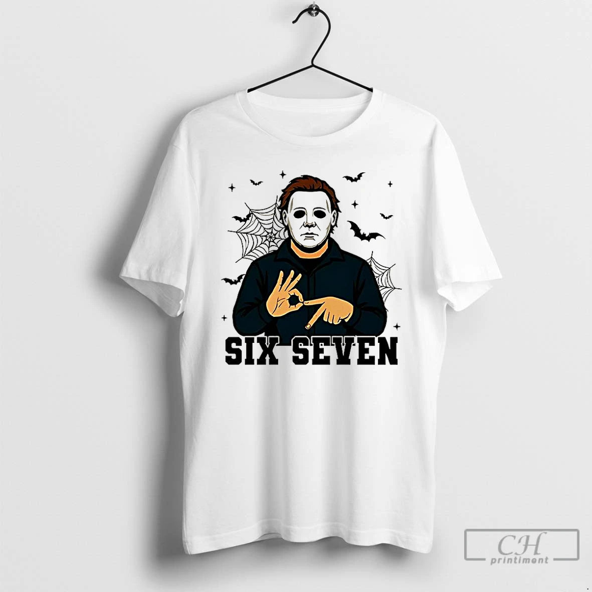 Classic Michael Myers Halloween Movie 2025 Play Six Seven Horror Character T Shirts