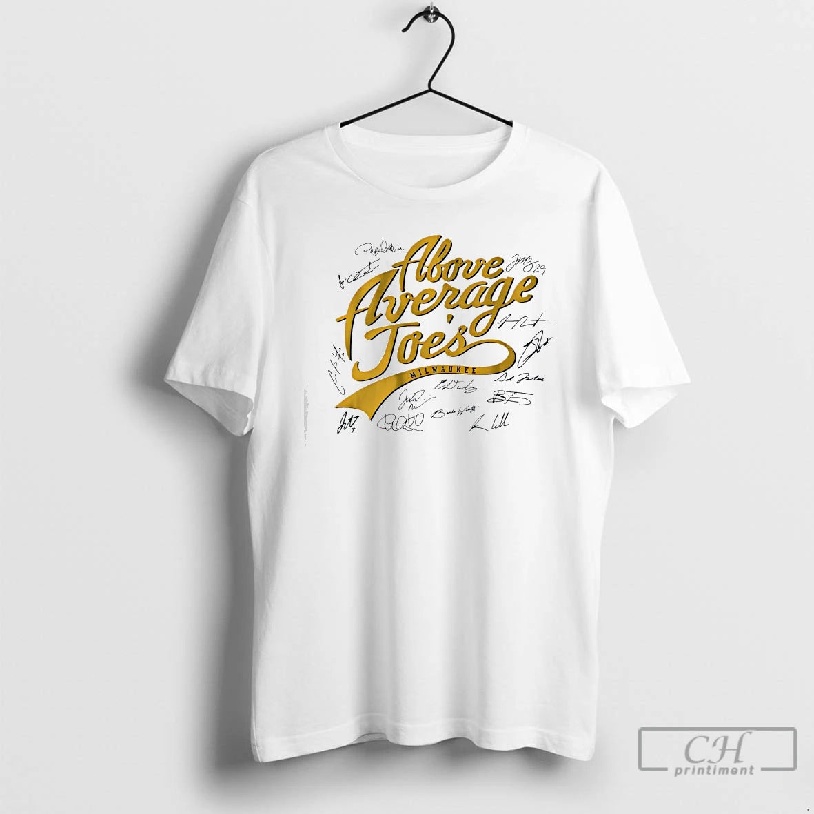 Classic Milwaukee Brewer The Above Average Joes Baseball Signatures T Shirts