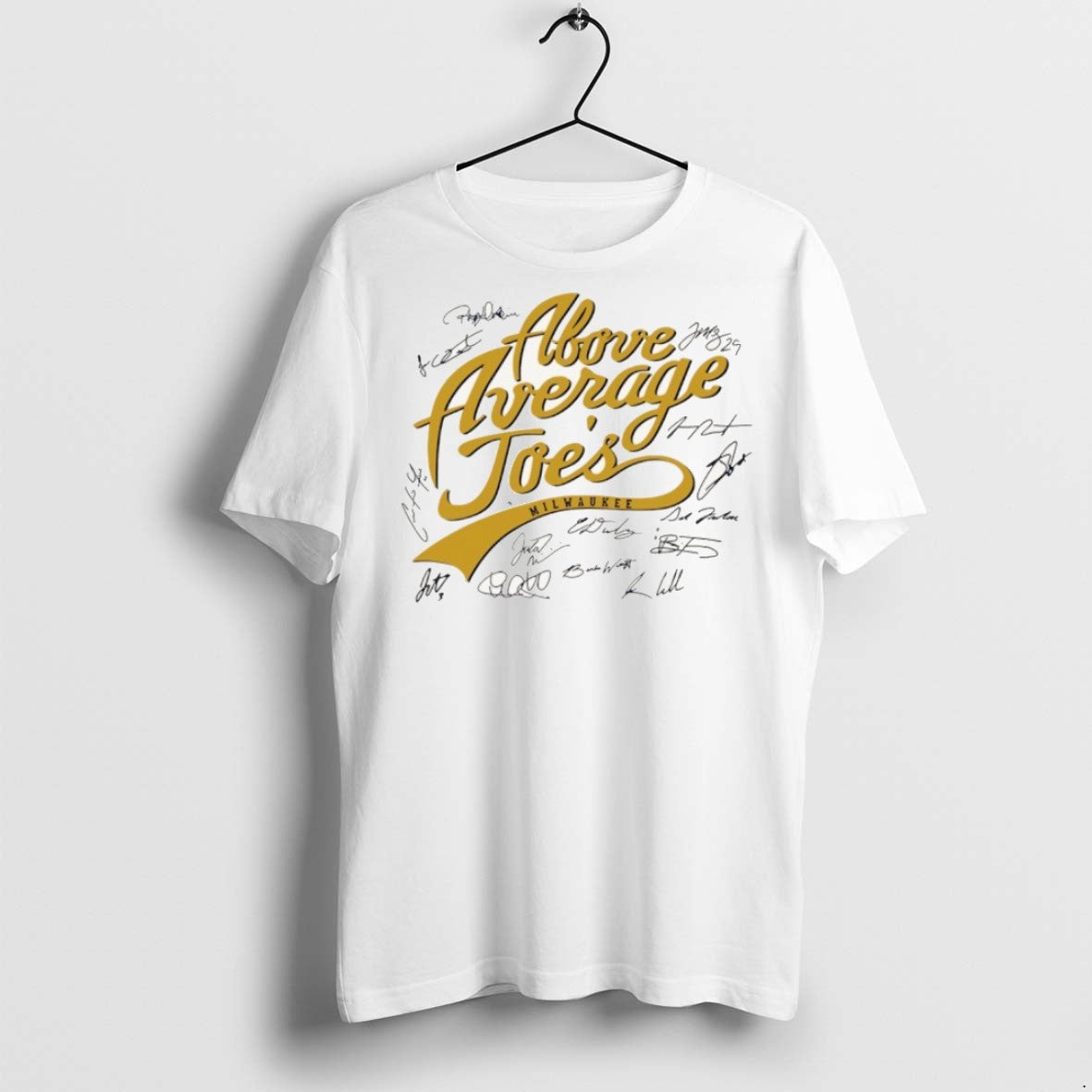 Classic Milwaukee Brewers Baseball The Above Average Joes Signature T Shirts