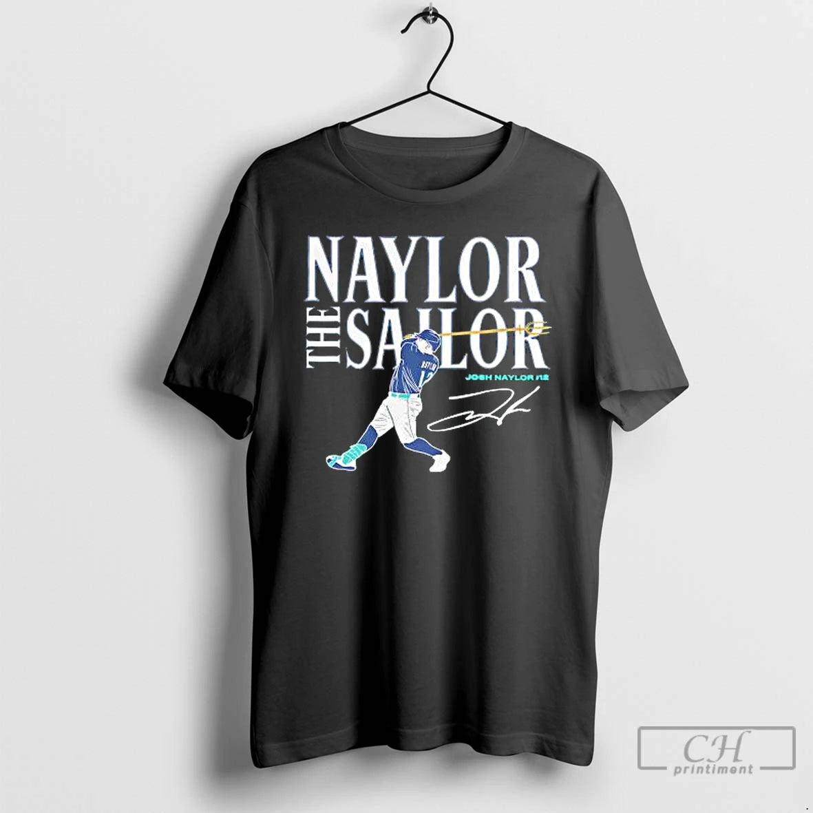 Classic Naylor The Sailor Josh Naylor Seattle Mariners Mlb Signature T Shirts