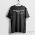 Classic Never Apologize For Being Yourself Diane Keaton Quote T Shirts