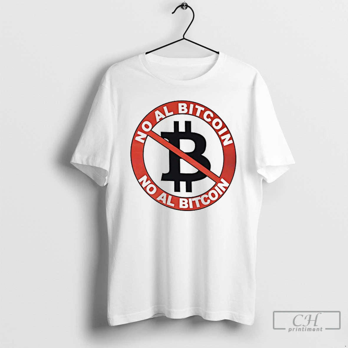 Classic No Al Bitcoin Logo T Shirts