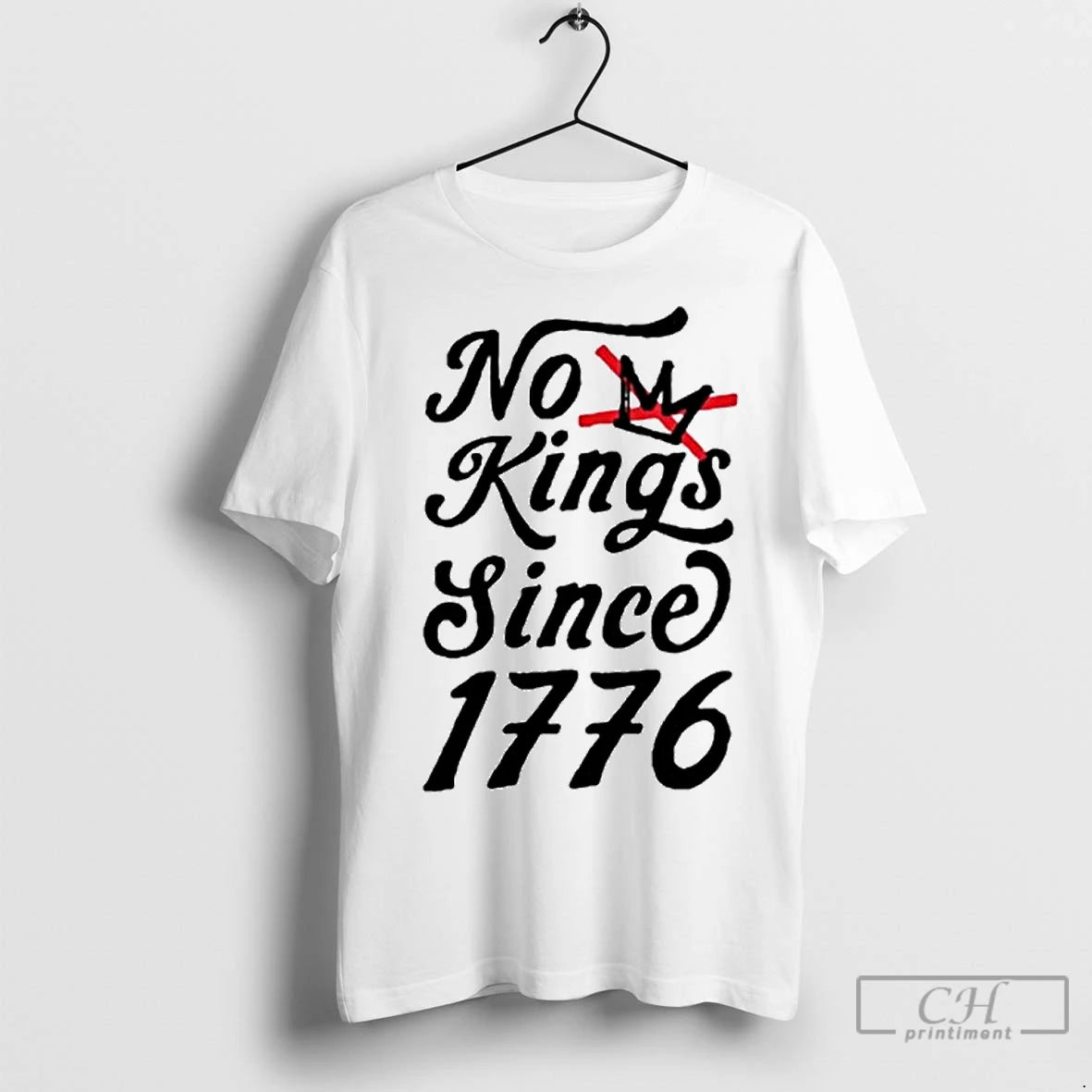 Classic No Kings Since 1776 Ornaments