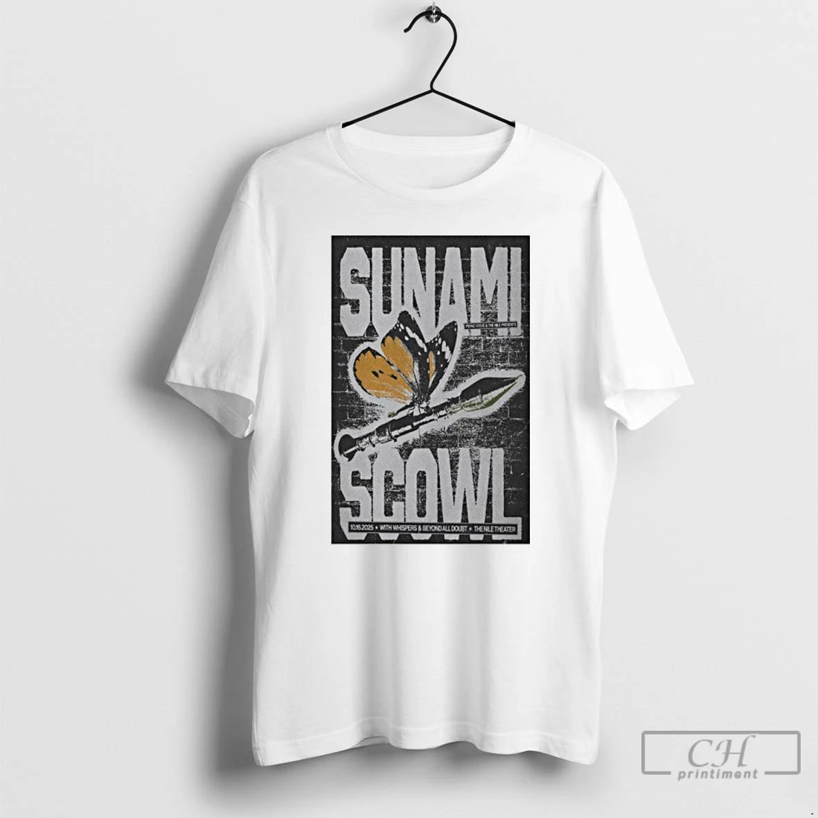 Classic Oct 16 2025 Sunami With Scowl Nile Theater Mesa In Mesa Az T Shirts