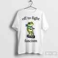 Classic Off To Fight Fascism Portland Frog