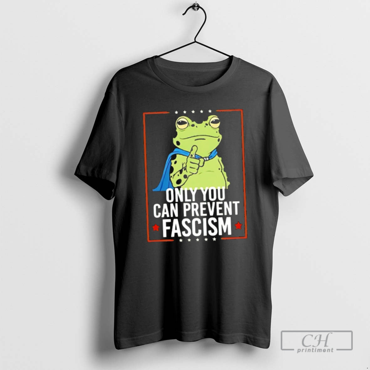 Classic Only You Can Prevent Fascism Frog Shirt Sweater