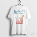 Classic Pharmacist Crushing It Rx Logo