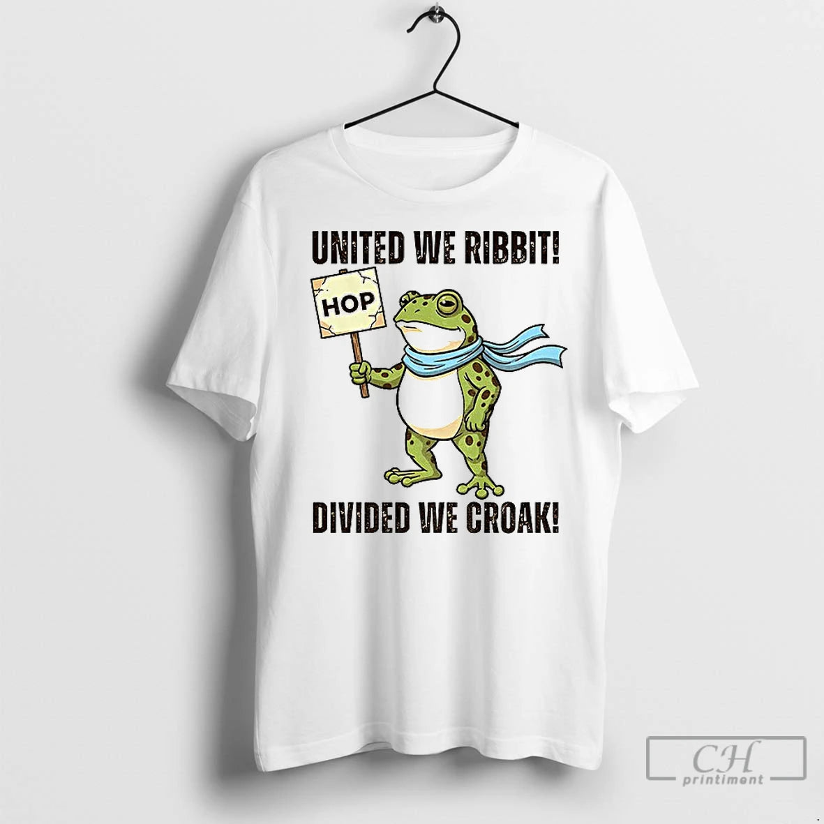 Classic Portland Frog 2025 Hop United We Ribbit Divided We Croak