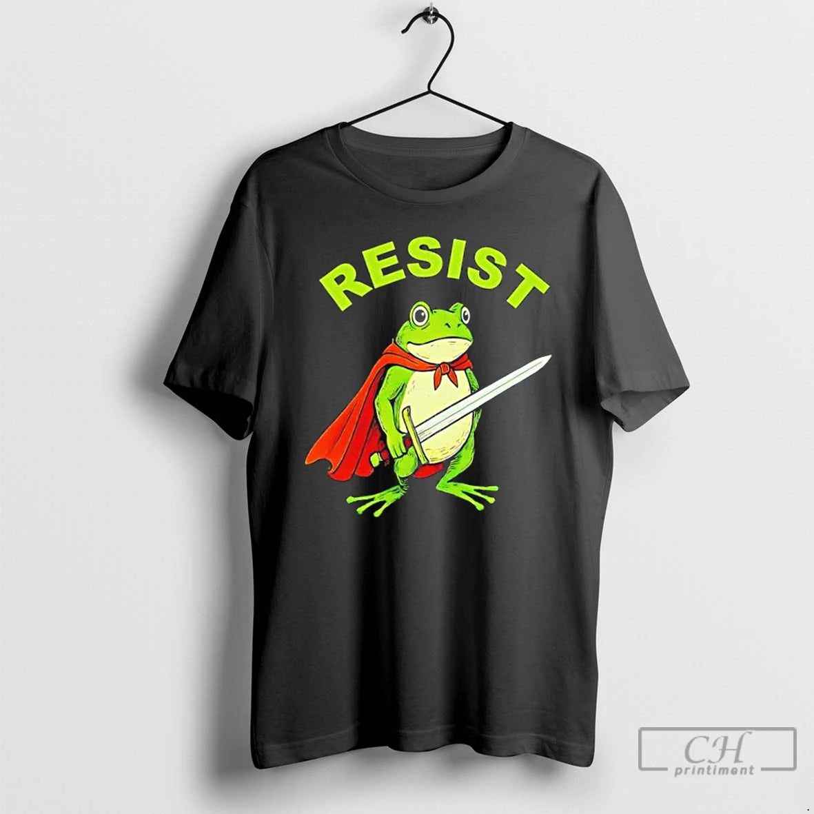 Classic Portland Frog Resist Anti Ice Fascism Protest T Shirts