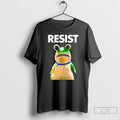 Classic Portland Frog Resist No Kings Long Sleve T Shirts