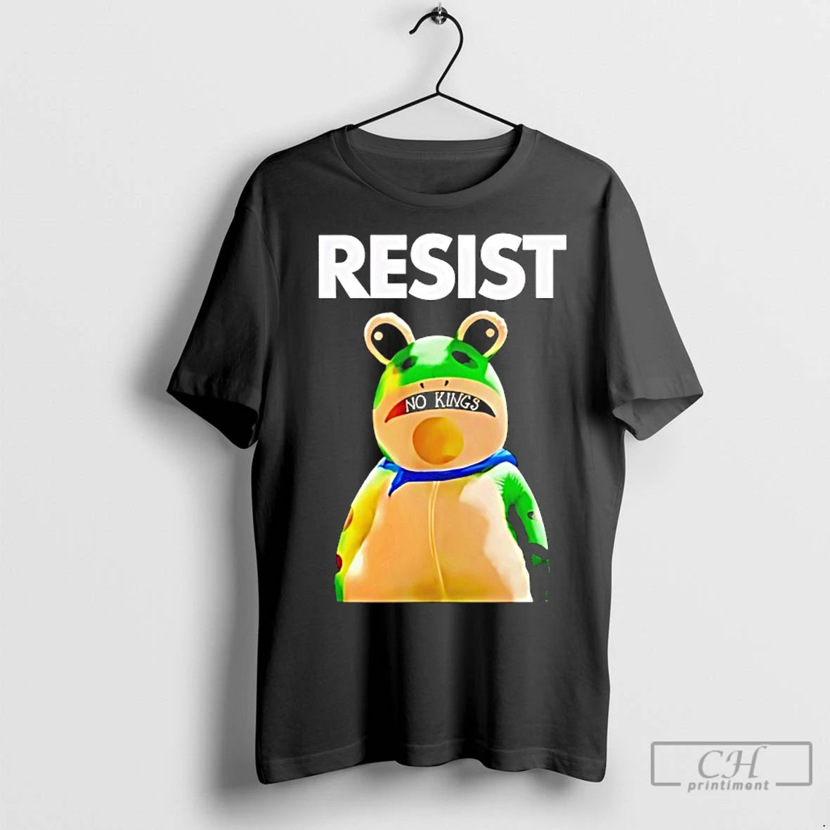 Classic Portland Frog Resist No Kings