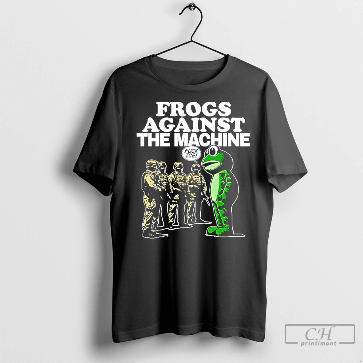 Classic Portland Frogs Against The Machine Fck Ice