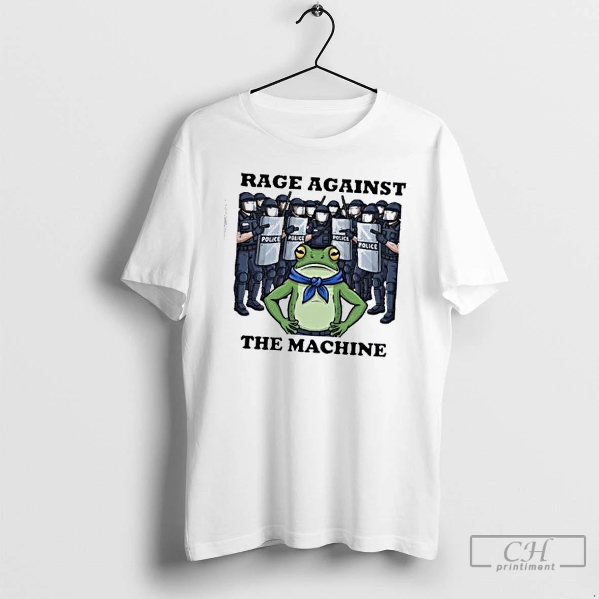 Classic Rage Against The Machine Frog Activist Protest Graphic 2025 T Shirts