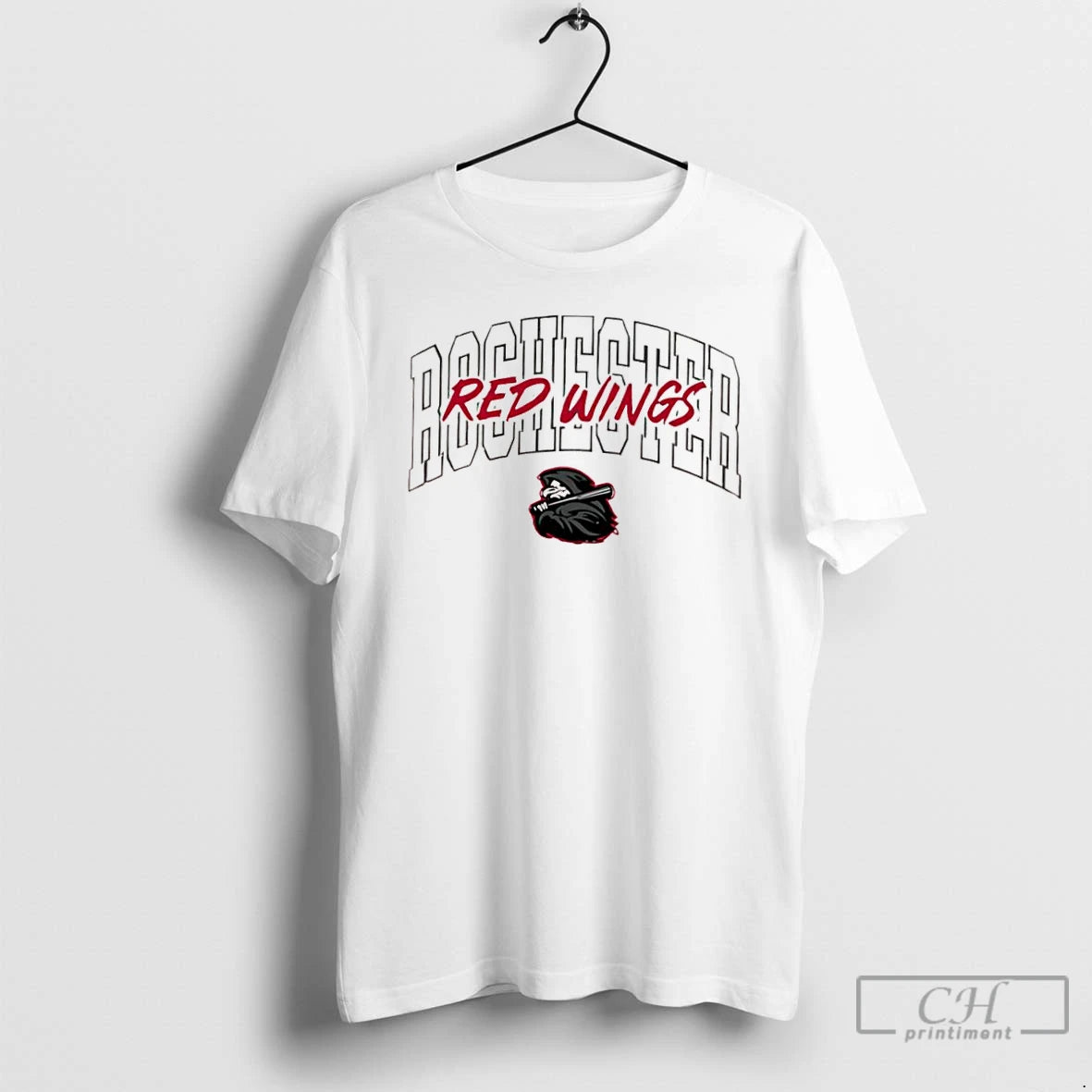 Classic Rochester Red Wings Minor League Baseball Team T Shirts