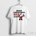 Classic Santa Claus With American Flag Make Christmas Bold Again