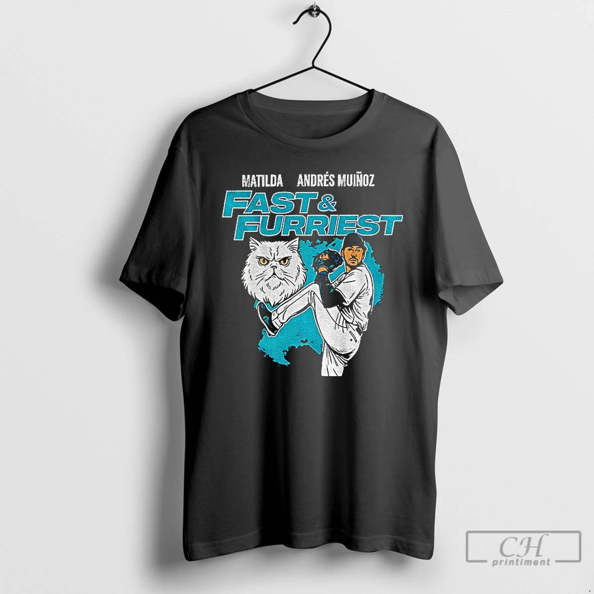Classic Seattle Mariners Matilda Andres Munoz Fast And Furriest T Shirts