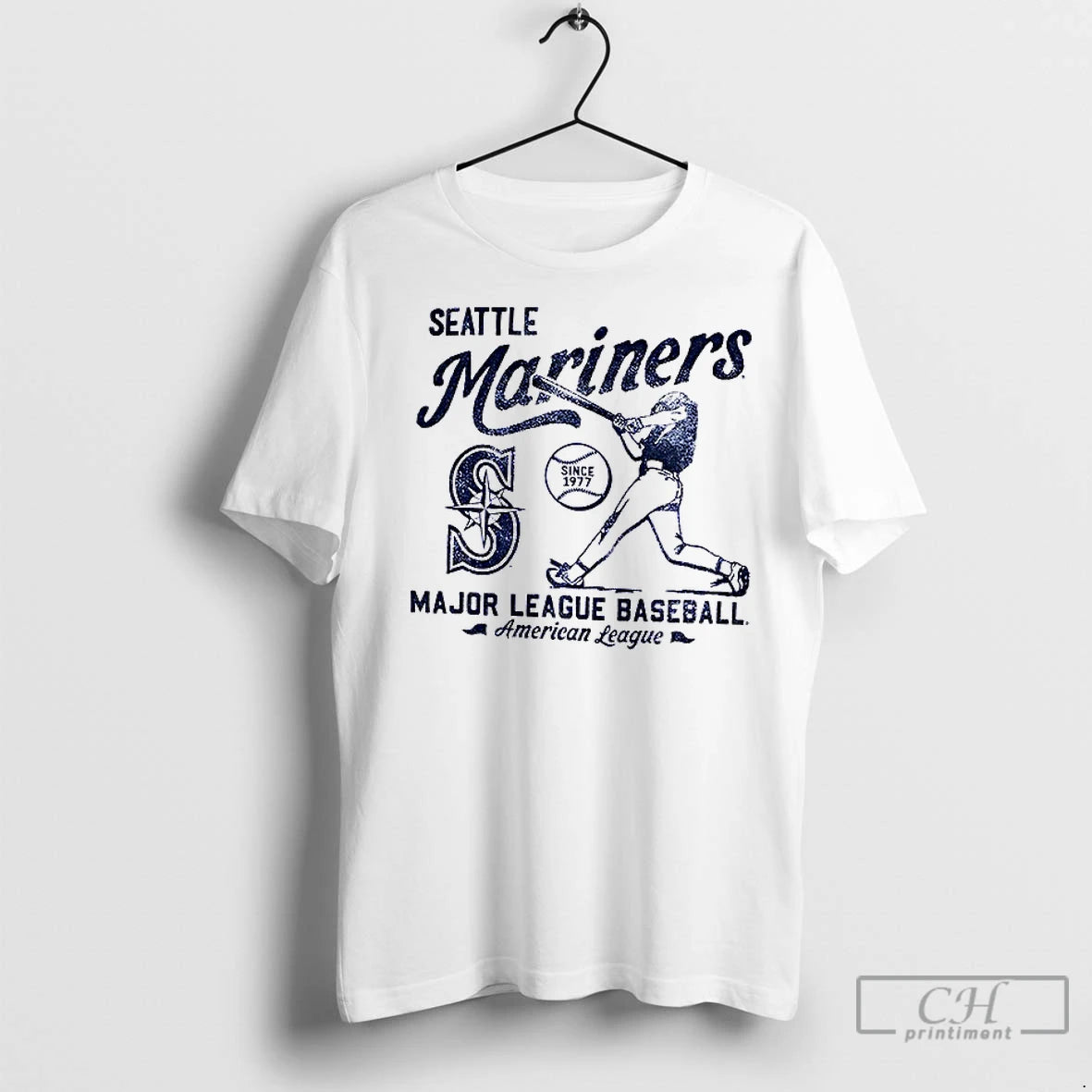 Classic Seattle Mariners Player Major League Baseball American League Since 1977