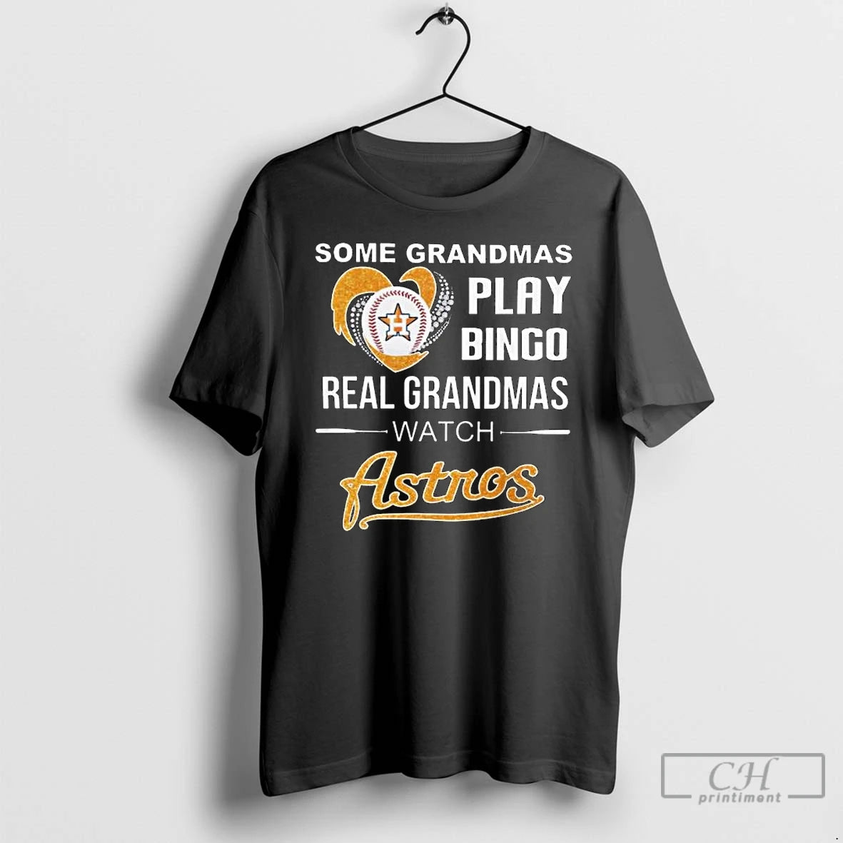 Classic Some Grandmas Play Bingo Real Grandmas Watch Houston Astros 2025 Long Sleve T Shirts