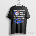 Classic Some Grandmas Play Bingo Real Grandmas Watch Chicago Cubs Baseball Diamond Heart