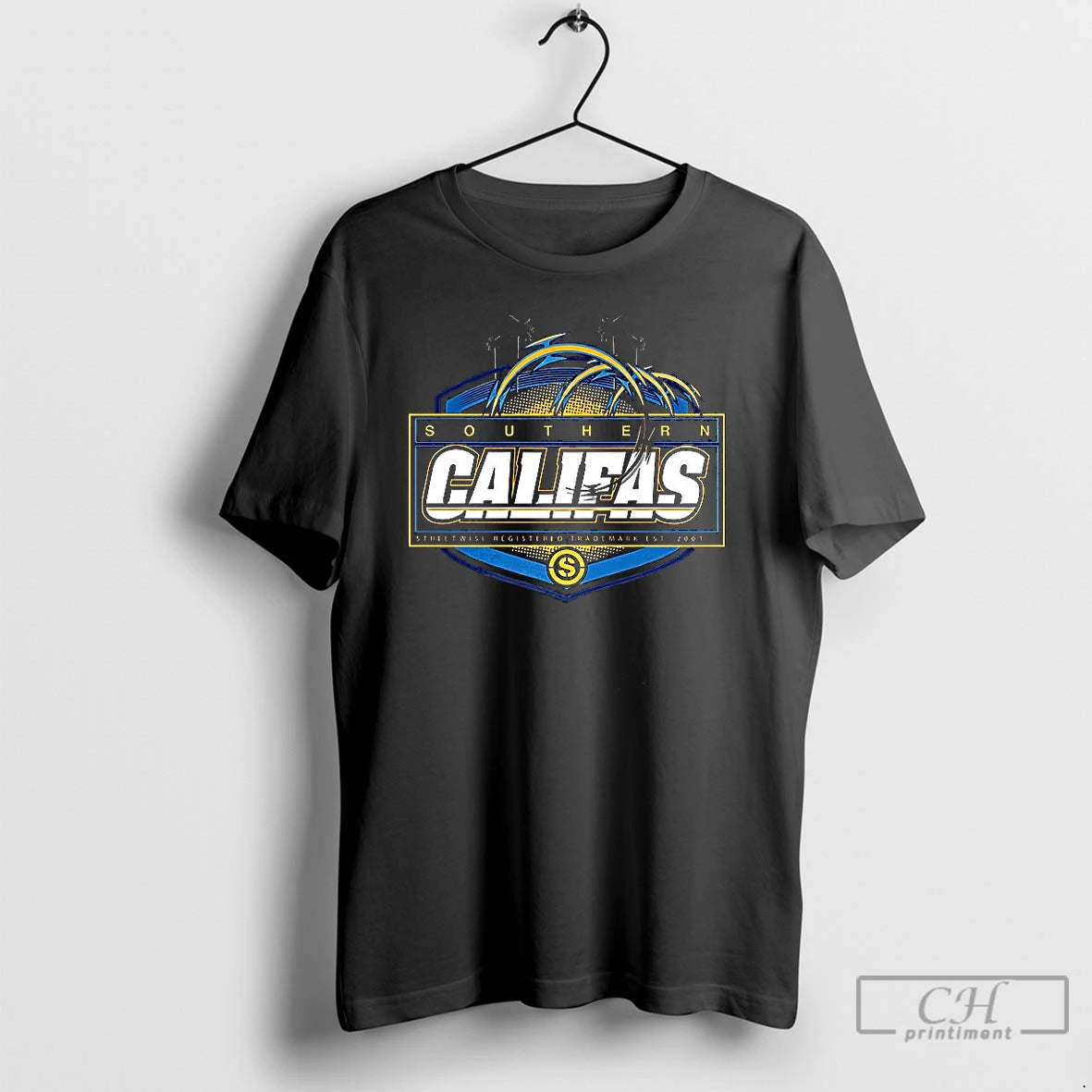 Classic South Califas Logo Stylized Palm Tree T Shirts