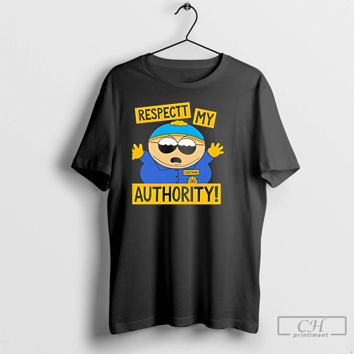 Classic South Park Cartman Respect My Authority T Shirts