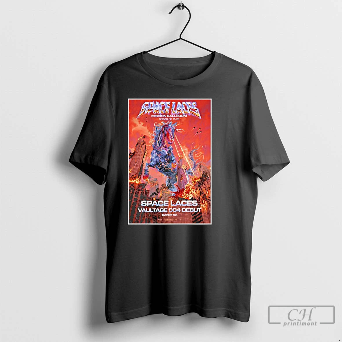 Classic Space Laces Denver Co November 29 2025 T Shirts