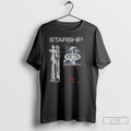 Classic Spacex Starship Rocket Earth Orbit Moon Mars And Beyond Vintage T Shirts