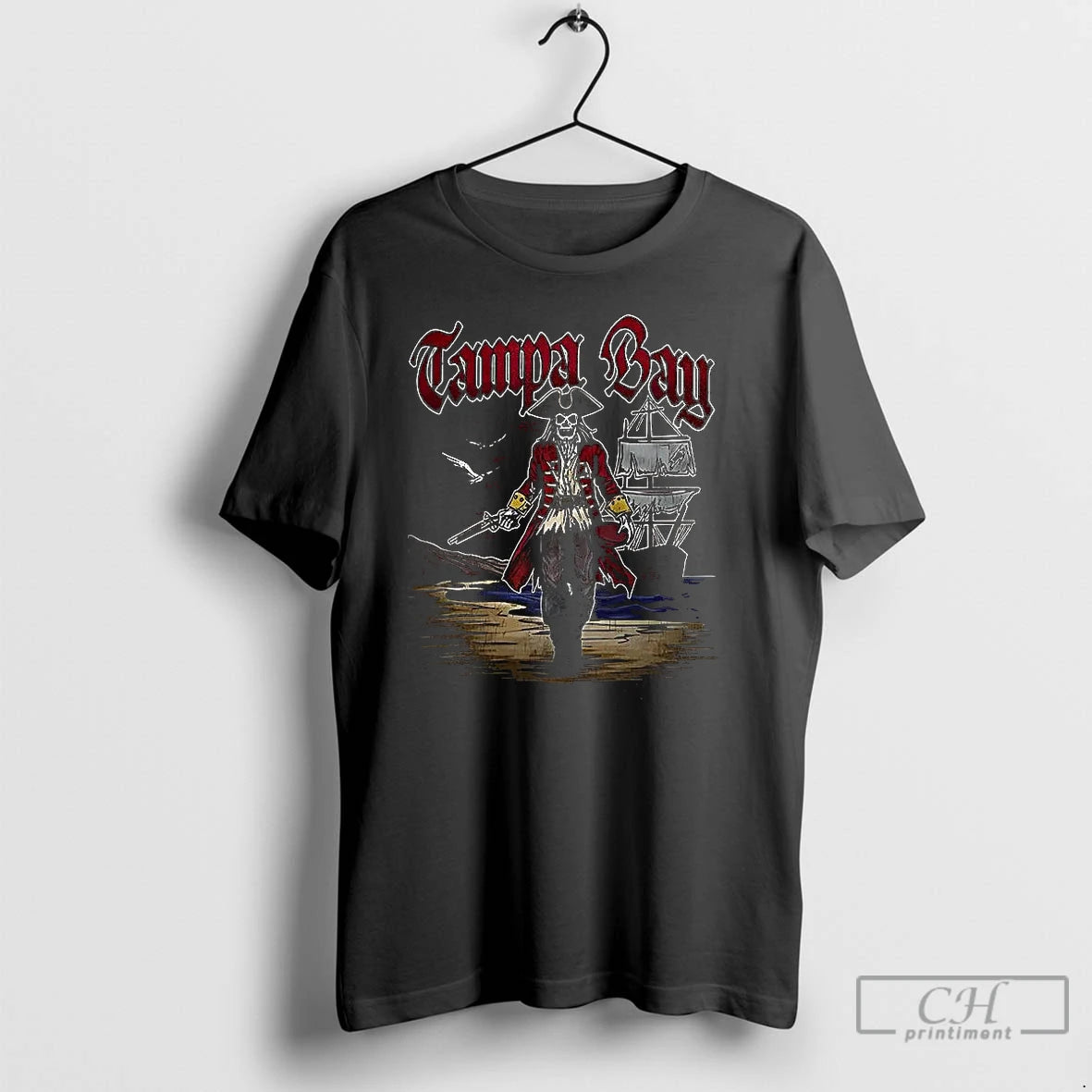 Classic Tampa Bay Buccaneers Football Pirate Skeleton Vintage T Shirts