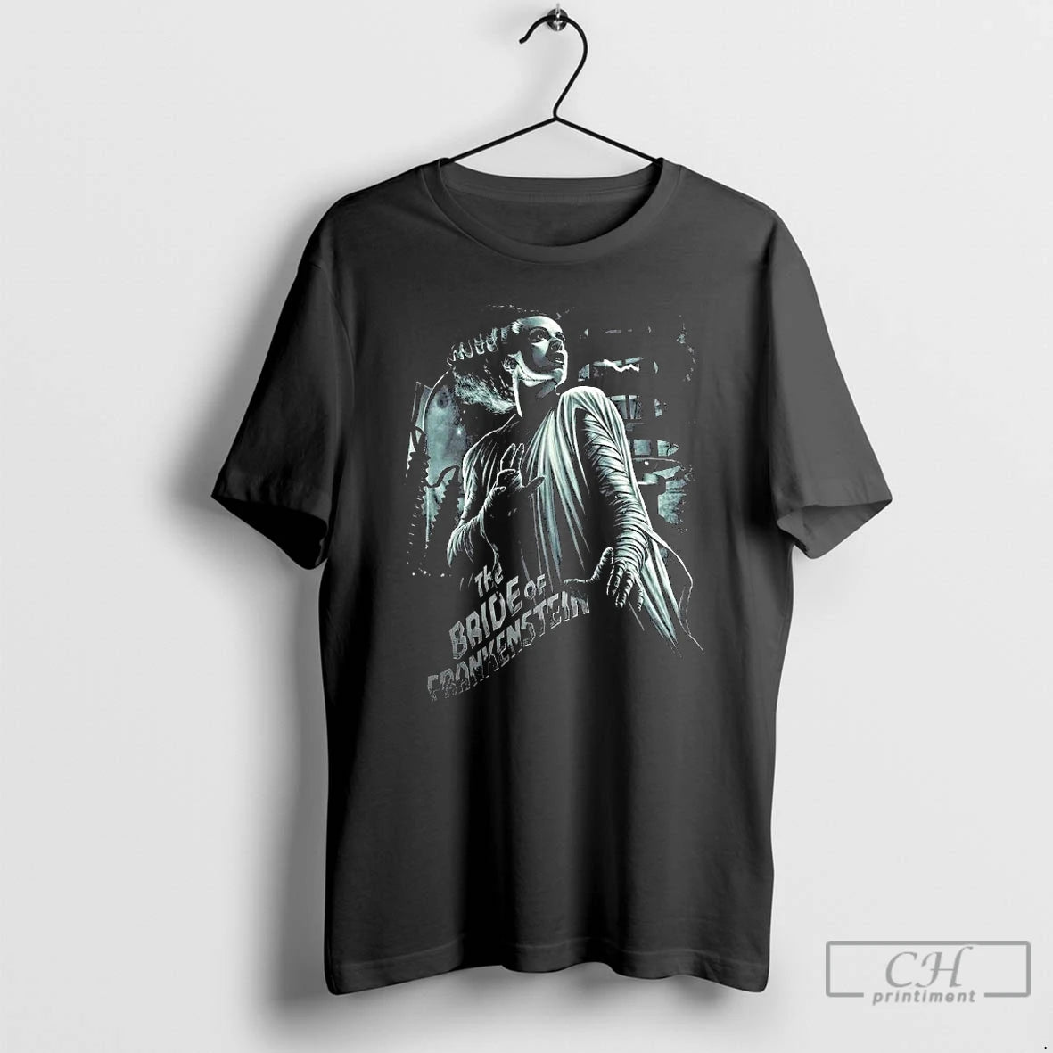 Classic The Bride Of Frankenstein 90th Anniversary Long Sleve T Shirts
