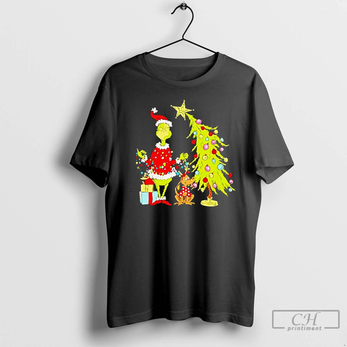 Classic The Grinch Christmas Tree T Shirts