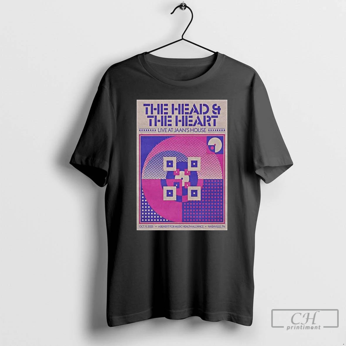 Classic The Head And The Heart October 11 2025 Nashville Long Sleve T Shirts