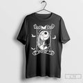 Classic The Nightmare Before Christmas Jack Sally Split Portrait Halloween T Shirts