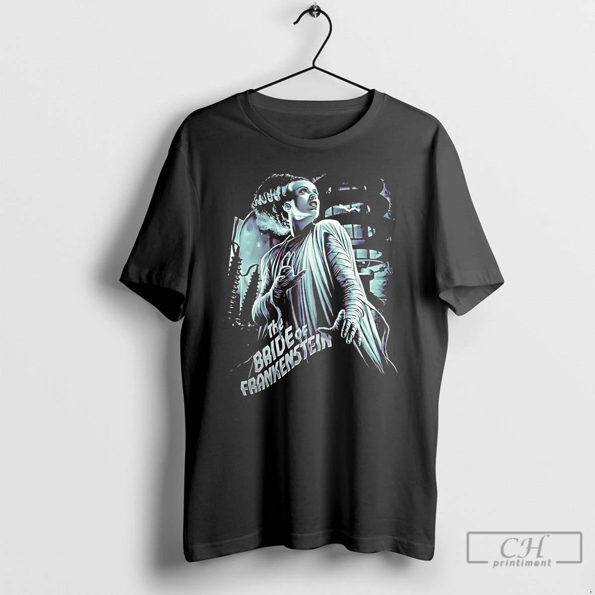 Classic The Bride Of Frankenstein Halloween T Shirts