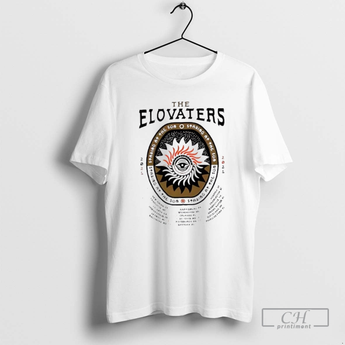 Classic The Elovaters Staring At The Sun 2025 Shirt Sweater