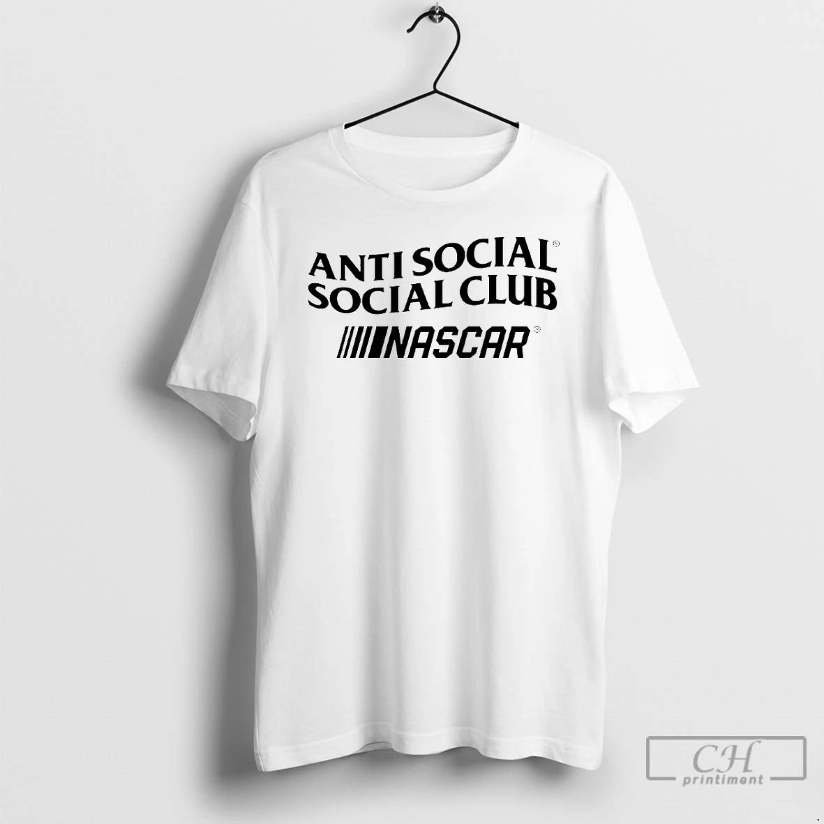 Classic Too Tough To Tame Anti Social Social Club X Nascar Racing T Shirts