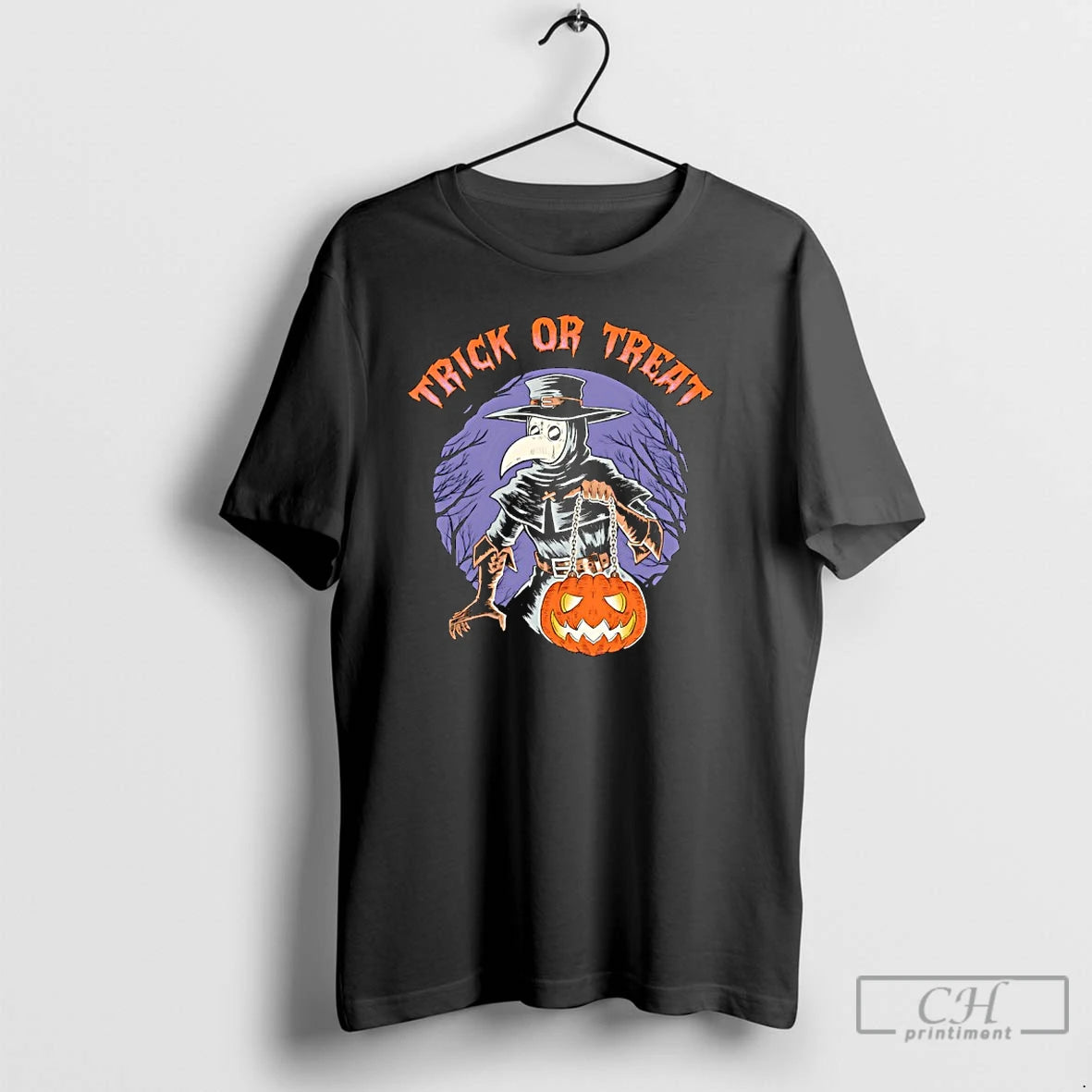 Classic Trick Or Treat Plague Doctor Halloween T Shirts