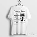 Classic Trump Peace In Gaza 2025 World Reacts To Historic Israel Hamas Deal T Shirts