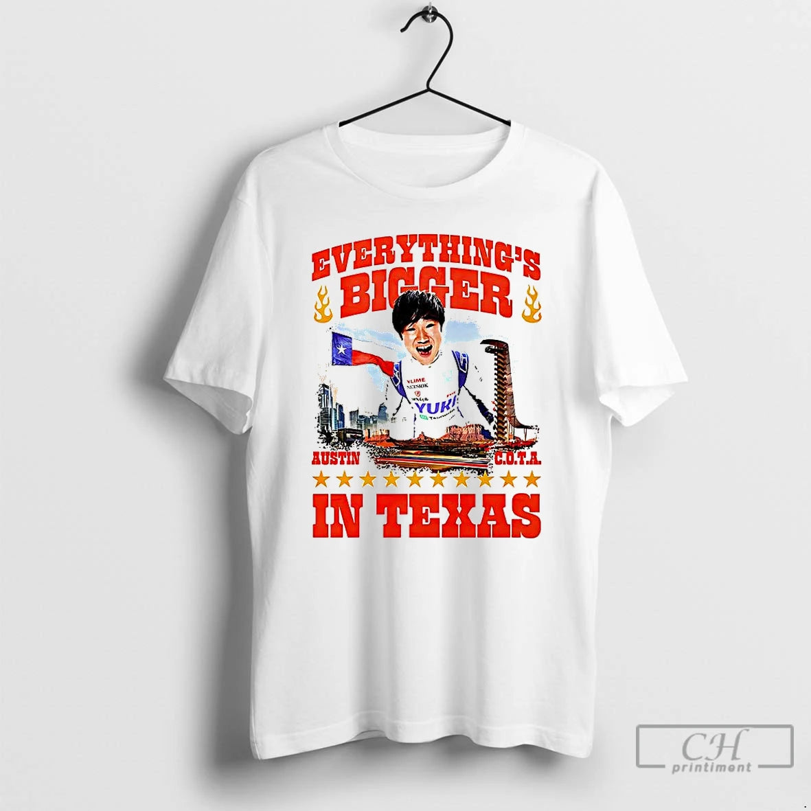Classic Tsunoda Yuki Everythings Bigger In Texas Austin T Shirts