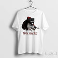 Classic Vampire Raccoon This Sucks Halloween T Shirts