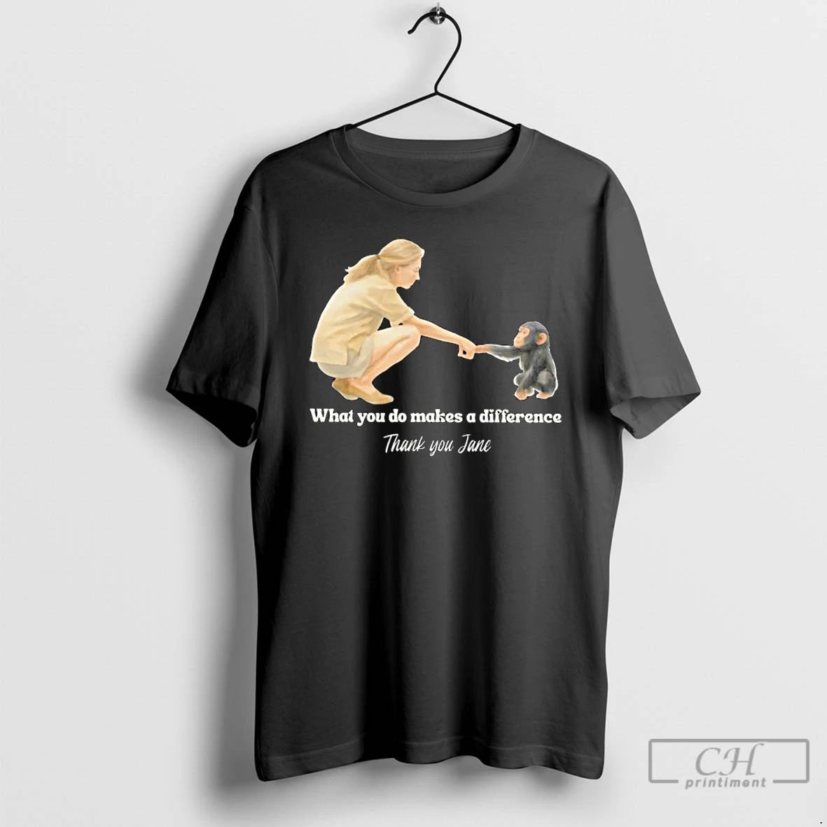 Classic What You Do Makes A Difference Thank You Jane Long Sleve T Shirts